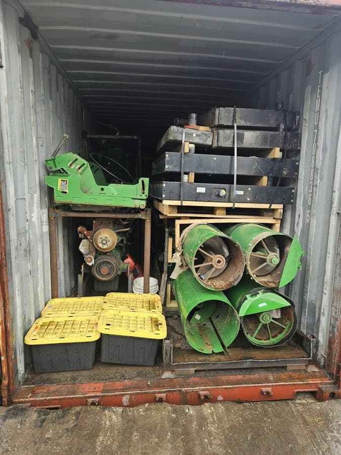 John Deere Combine Parts — Container Export — 40ft High Cube to Kostanay, Kazakhstan